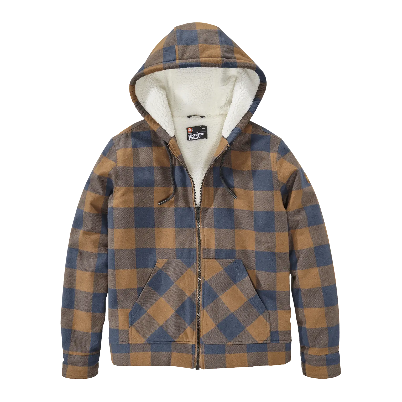 Check-hooded Jacket e.s.iconic